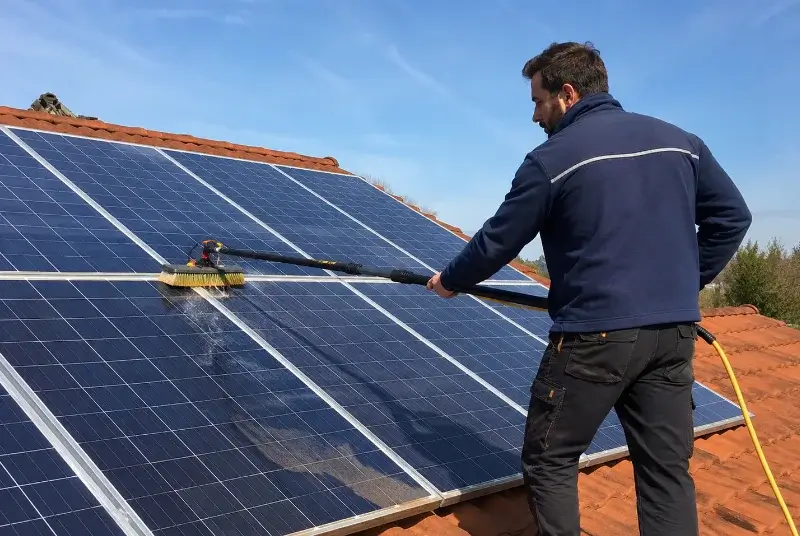 Nettoyage et entretien de panneaux solaires à Saint-Siméon-de-Bressieux